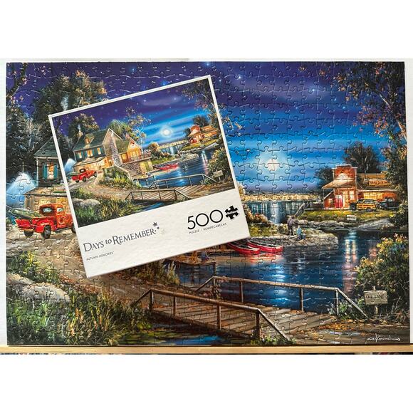 Buffalo Autumn Memories Days to Remember 500 Piece Puzzle - Picture 1 of 2